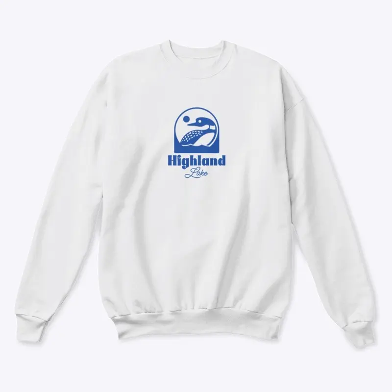 Classic Crewneck Sweatshirt (blue logo)